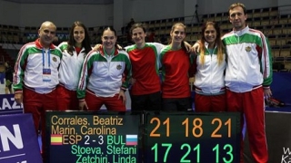 Женският ни отбор по бадминтон на четвъртфинала на европейското 
