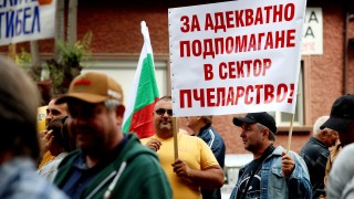 И пчеларите излязоха на протест съобщава БНТ Те са се събрали