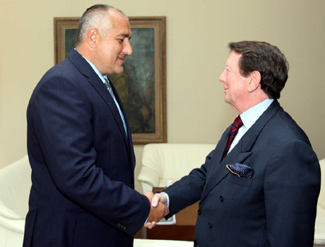 Бойко Борисов се срещна с президента на английската Висша лига