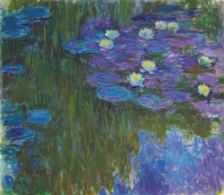 "Водни лилии" на Клод Моне