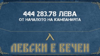 Отлични резултати от кампанията "Левски е вечен"