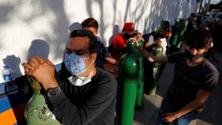 Ръстът на новозаразените с коронавируса в Мексико през изминалото денонощие