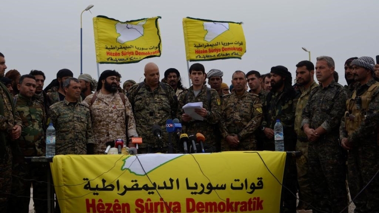 САЩ снабдяват с леко въоръжение предвожданата от кюрдите коалиция в Сирия