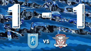 Воденият от Ивайло Петев отбор на Университатя Крайова завърши наравно