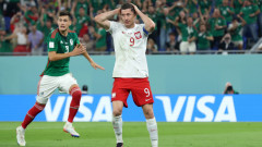 Левандовски изпусна дузпа и не успя да поведе "дружина полска" към победа над Мексико