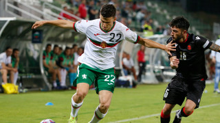 Халфът на българския национален отбор Илиян Стефанов вкара дебютния си
