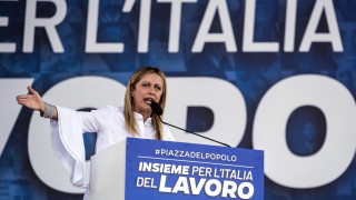 Джорджия Мелони лидер на крайнодясната италианска партия Братя на Италия