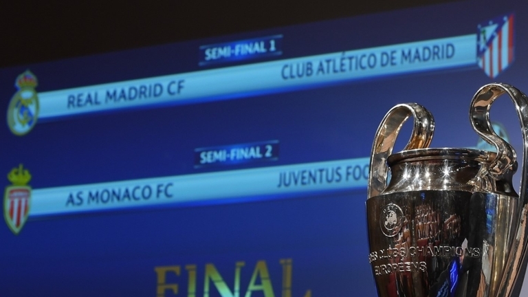 Жребият отреди: Реал - Атлетико и Монако - Ювентус на полуфиналите в ШЛ