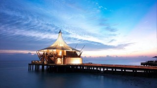 Барос курортът намиращ се частен остров в Индийския океан