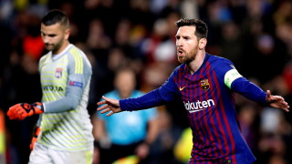 Капитанът на Барселона Лионел Меси изравни друга легенда на клуба