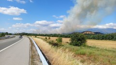 Локализиран е пожарът между Петрич и Сандански