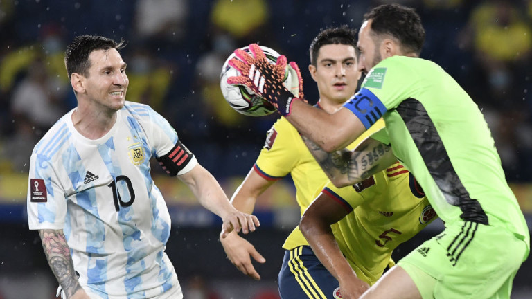 Аржентина се провали в края срещу Колумбия