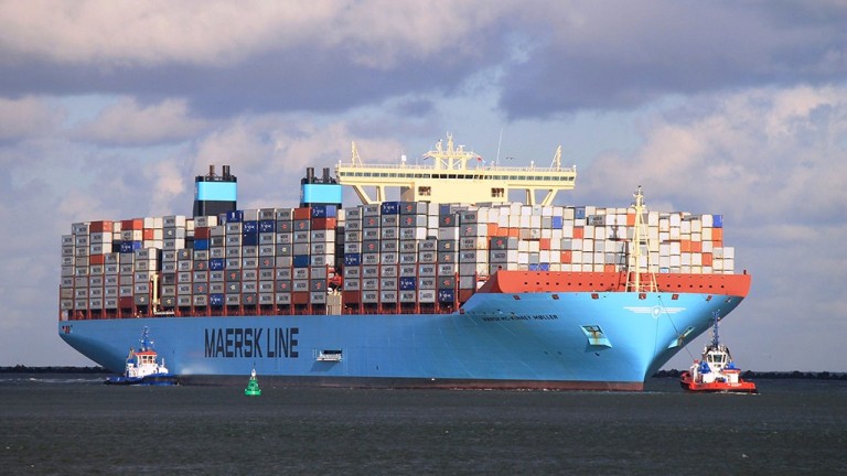 Най-голямата линия за контейнерни превози A.P. Moller - Maersk обяви