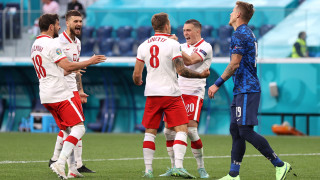 Полша - Словакия, развой на мача по минути