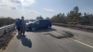 Пожар на Подбалканския път София Бургас предизвика верижна катастрофа