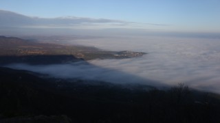 Пелена от мъгла и смог се спусна над босненската столица