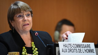 Ръководителят на ООН за правата на човека Мишел Бачелет обяви