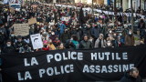  133 000 стачкуваха във Франция против полицейското принуждение 