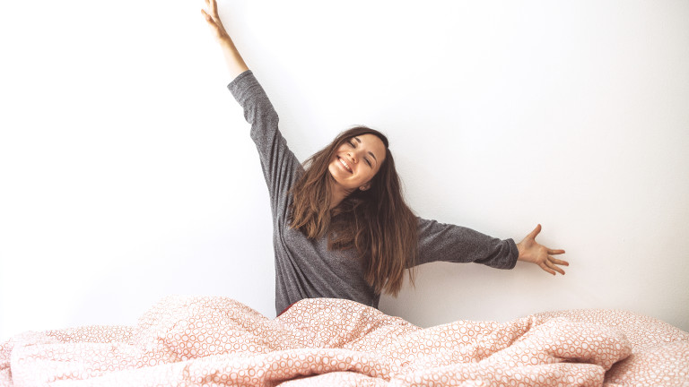Одеялото, което се бори с безсънието