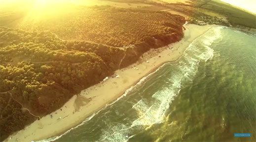 Заснеха с дрон девствения плаж на Иракли! Невероятно е!