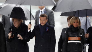 Макрон призова за отхвърляне на национализма в речта си за Първата световна война