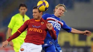 Рома се наложи с 2:0 над Сампдория