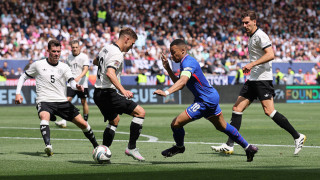 Суперзвездата на френския национален отбор Килиан Мбапе сподели радостта си