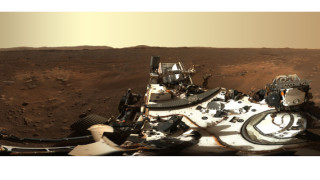 Марсоходът на НАСА Perseverance Пърсивиърънс изпрати първата си 360 градусова снимка