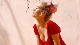 Първата тренировка на Бри Ларсън от месеци