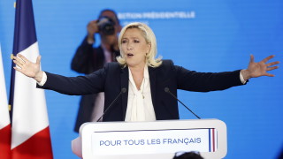Френският крайнодесен лидер Марин Льо Пен е убедена че нейната