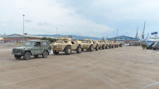 Гръцката армия получи поредната доставка на бронирани автомобили за сигурност
