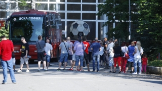 Очакваше се за мача ЦСКА Етър трибуните на Армията