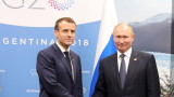  Макрон и Путин разискаха Украйна и Сирия 