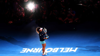 Победителката в женския турнир на Australian Open Наоми Осака