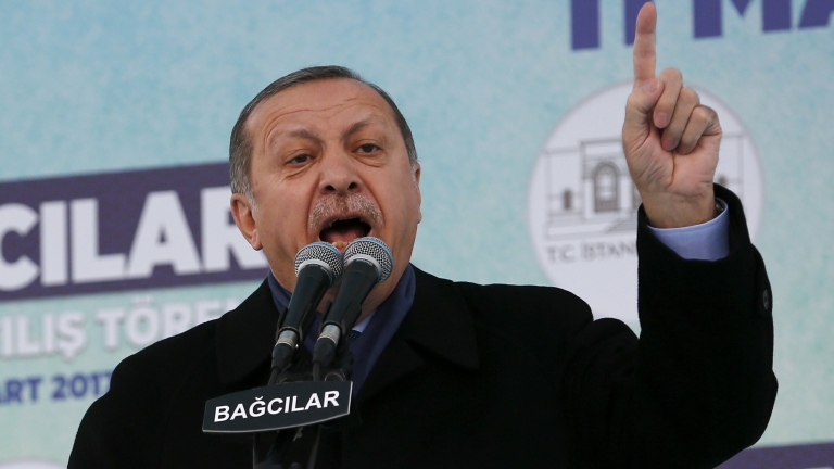 Турският президент Тайип Ердоган обяви готовност на Въоръжените сили на