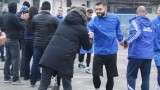  Божидар Митрев на линия за дуела с ЦСКА 