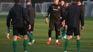 Футболистите на националния отбор на България проведоха последна тренировка преди