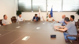 Президентът на БФС Борислав Михайлов проведе среща с председателя и членовете