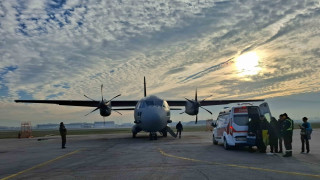 Дежурен екипаж от Военновъздушните сили ВСС е осигурил въздушен транспорт