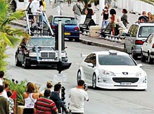 Peugeot 407 пое ролята си във филма "Такси 4"