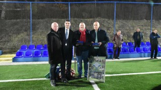 Президентът на Българския футболен съюз БФС Георги Иванов бе специален