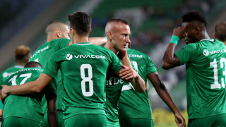 Лудогорец - ТНС 5:0, Моци вкара с добавка след слабо изпълнена дузпа