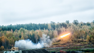 Окупационните сили на Руската федерация изстреляха няколко ракети към Украйна