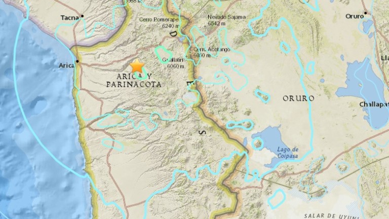 Земетресение 6,3 по Рихтер разлюля Северно Чили