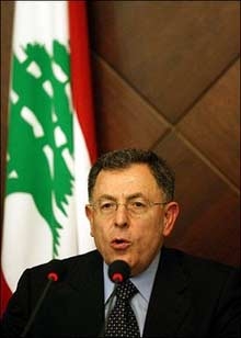 Фуад Синьора отново беше избран за премиер на Ливан