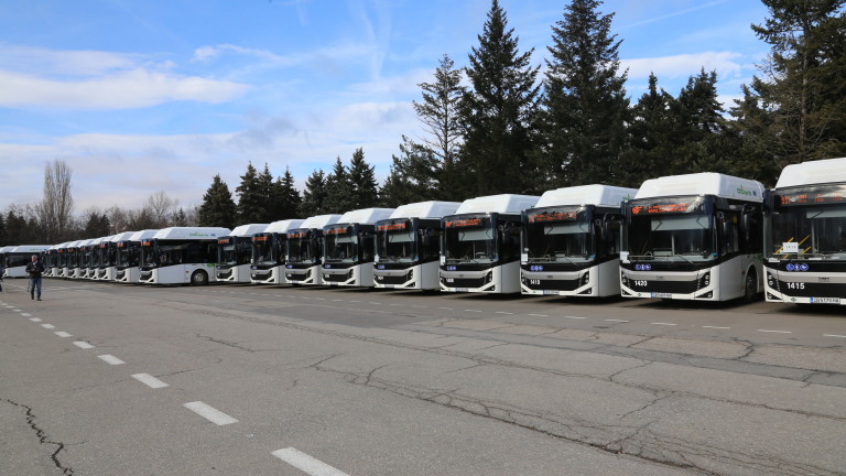 30 нови автобуса се вливат в градския транспорт на София.