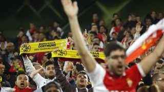 "Дортмунд, Дортмунд!" продължава да звучи от сектора с фенове на Монако