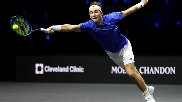 Каспер Рууд се справи с Джак Сок и даде аванс на тима на Европа в "Лейвър Къп"