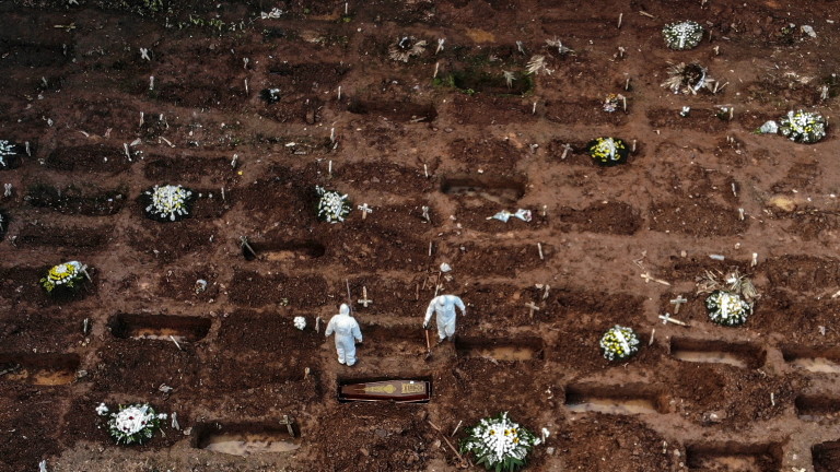 10 000 жертви на Covid-19 в Бразилия