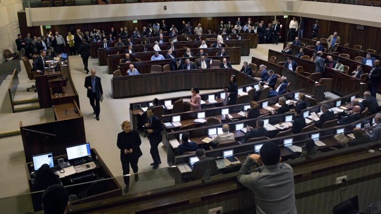 Парламентът на Израел прие на първо четене закон, улесняващ произнасянето
